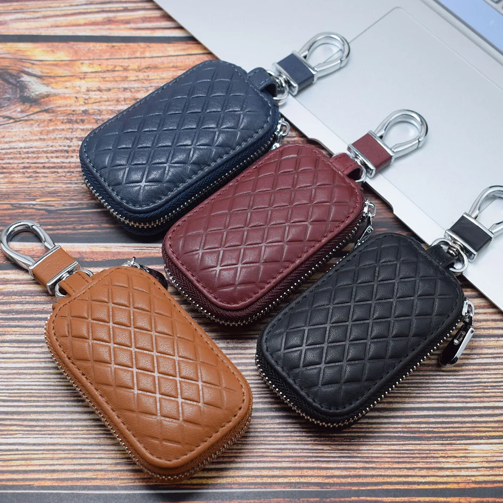 

1pc Waist Hanging Car Bag Durable Organizer For Men Women Universal Scratch-Proof Pouch Portable Car Key Holder Key Pack