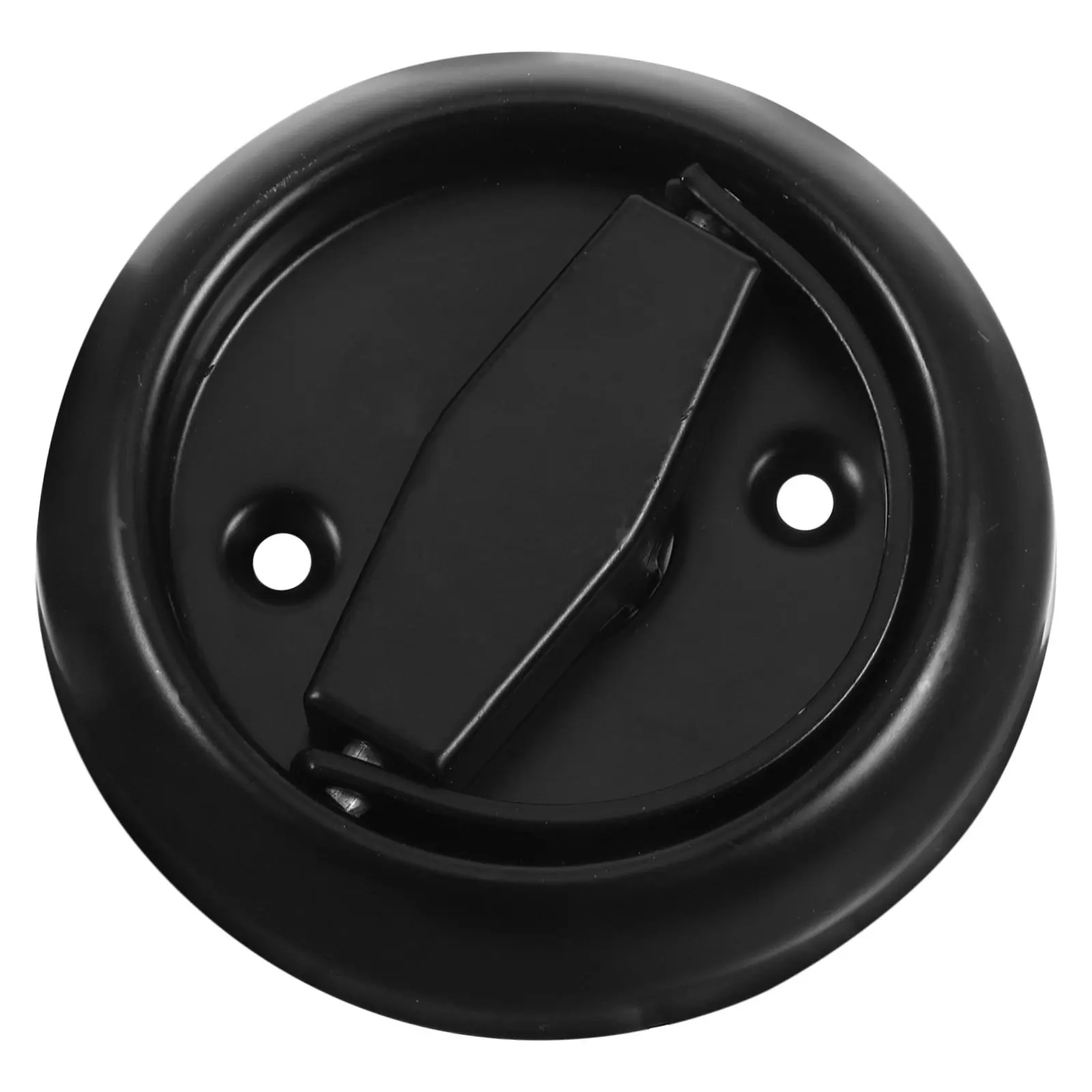 Round 304 Stainless Steel Hidden Recessed Door Pull Handle for Modern Sliding Barn Pocket Doors Bathroom Restroom Use