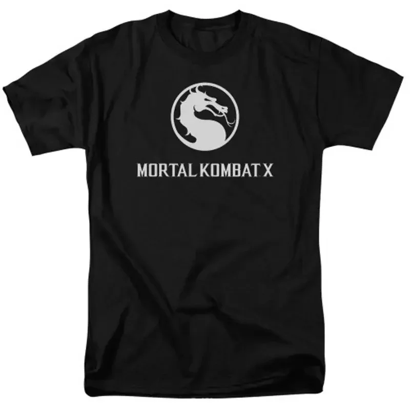 Mortal Kombat X Dragon Logo Adult -Shirt Black