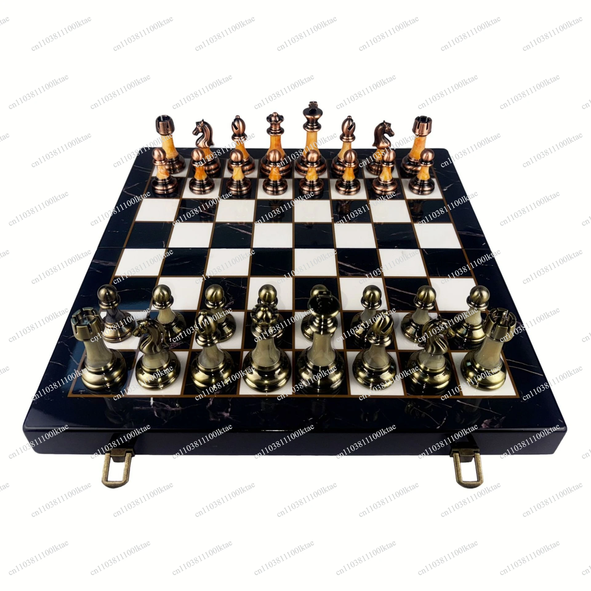 Intelligence Deluxe Wooden Chess Set 15 Inch Foldable Chessboard Student Children