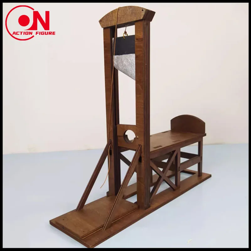 Holz Guillotine Modell Soldat Cosplay Szene Zubehör Requisiten im Maßstab 1/12 passen 15cm männliche weibliche Action figur Körper puppen