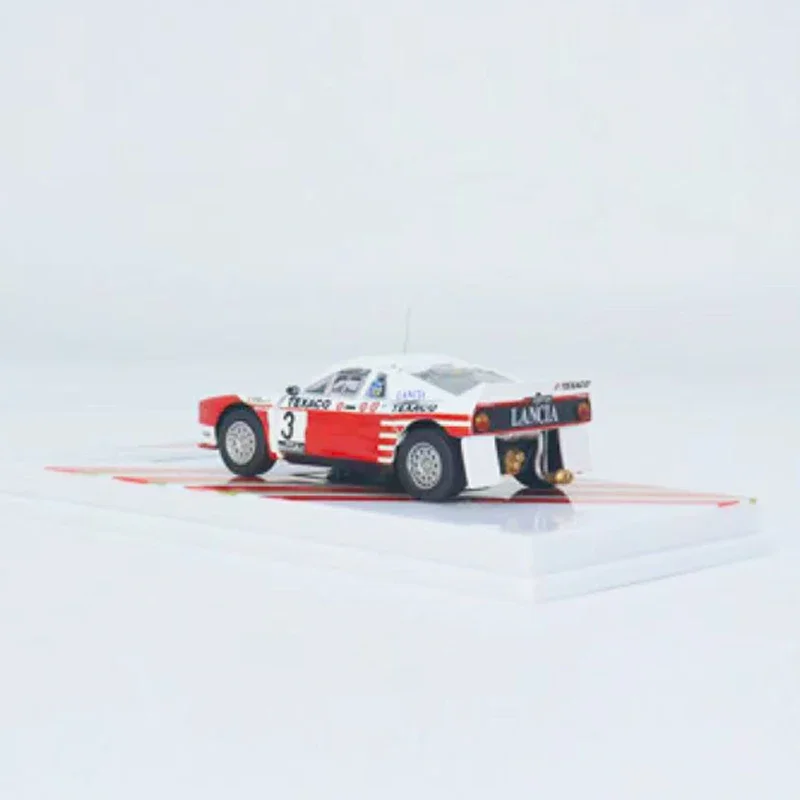 Tarmac Works 1:64 modelo de coche de juguete 037 Rally Van Haspengouw 1985 ganador con capó trasero de apertura y vehículo de aleación de motor pintado