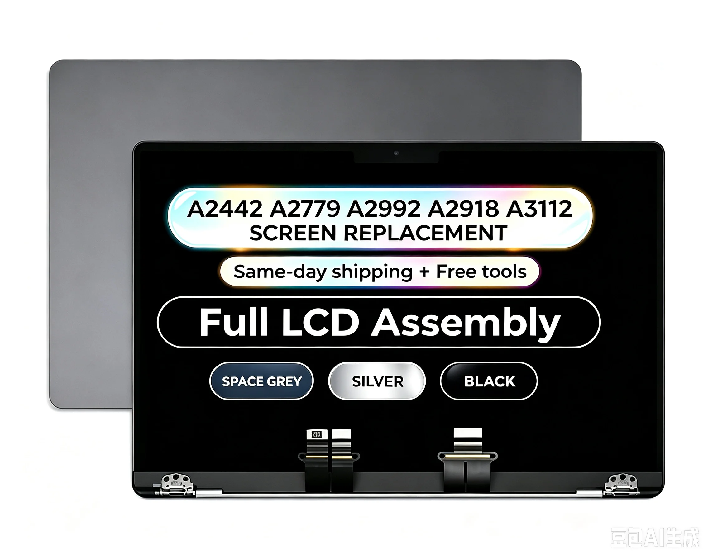 New LCD For Macbook Pro/Max A2442 A2779 A2918 A2992 A3112 A3185 A3401 M1 M2 M3 FULL LCD Screen Display Assembly 2021 2023 2024