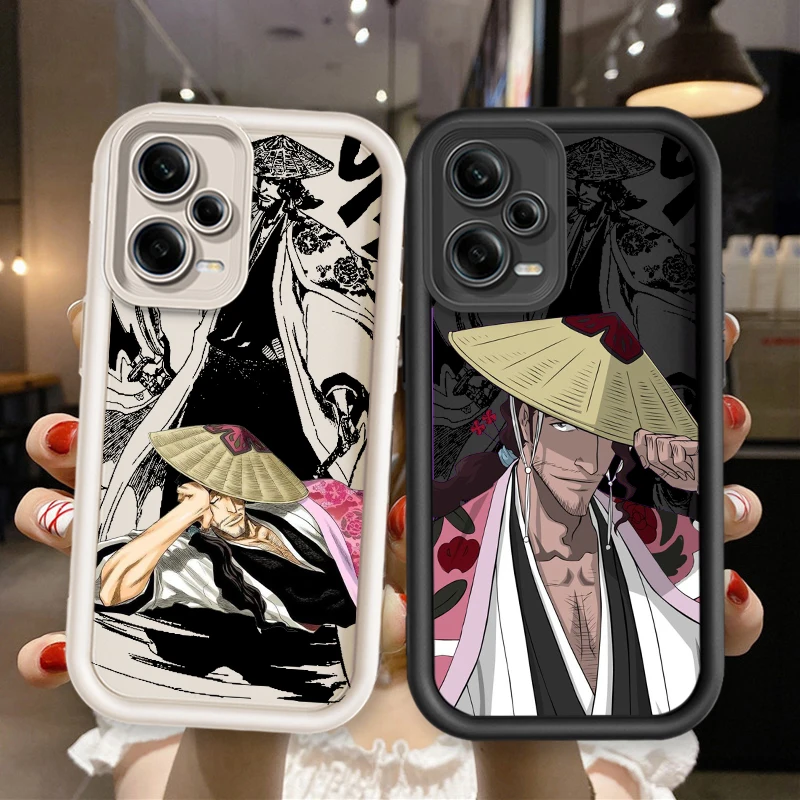 

B-Bleach KKyoraku SShunsui For Xiaomi Redmi Note 12 11 11S 10 9 8 7 Pro K50 K40 Ultra 4G 5G Eye Ladder Cover Capa Fundas