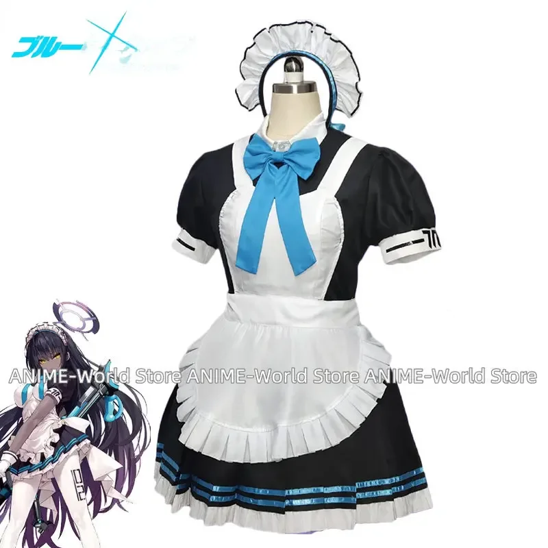 

Kakudade Karinn Cosplay Costume Game Blue Archive Cosplay Dress Women Maid Suit Halloween Uniforms Anime Clothing Custom Made