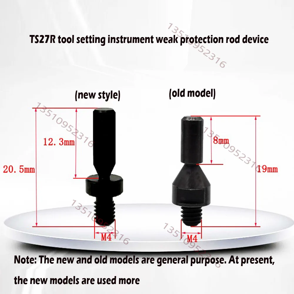 Cnc Renishao Ts27r Five-direction Tool Setting Instrument Disk-shaped Probe Weak Protection Rod Collision Device