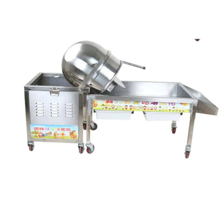 High Quality Stainless Steel Commercial Caramel Kettle Corn Popcorn Machine for Sale/Industrial Popcorn Maker Machine