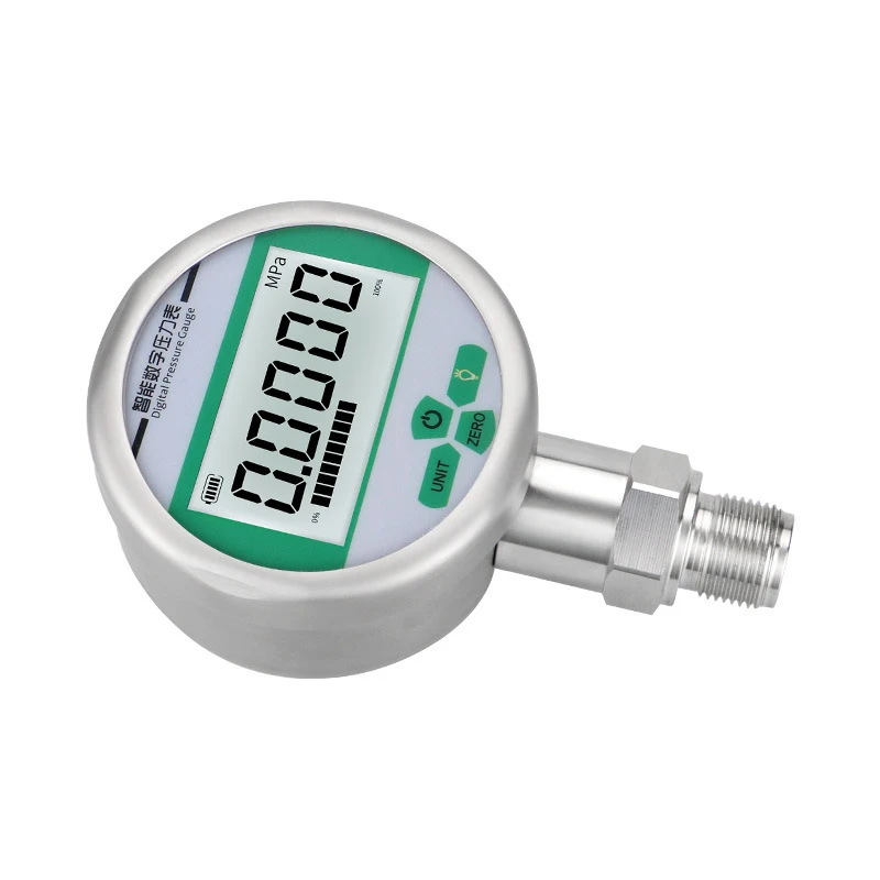 MAIRUIKESI High quality digital Pressure gauges manometer 80mm 0.5%FS 4-digit display 0-100mpa 5-unit mpa,kpa,psi,bar,kg/cm2