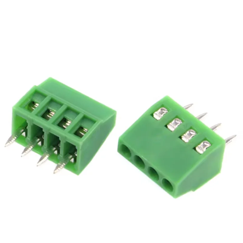 10PCS  KF128 Screw-type PCB Green Terminal Block Connector Plug 2P 3P 4P 5P 6P Pitch 2.54mm