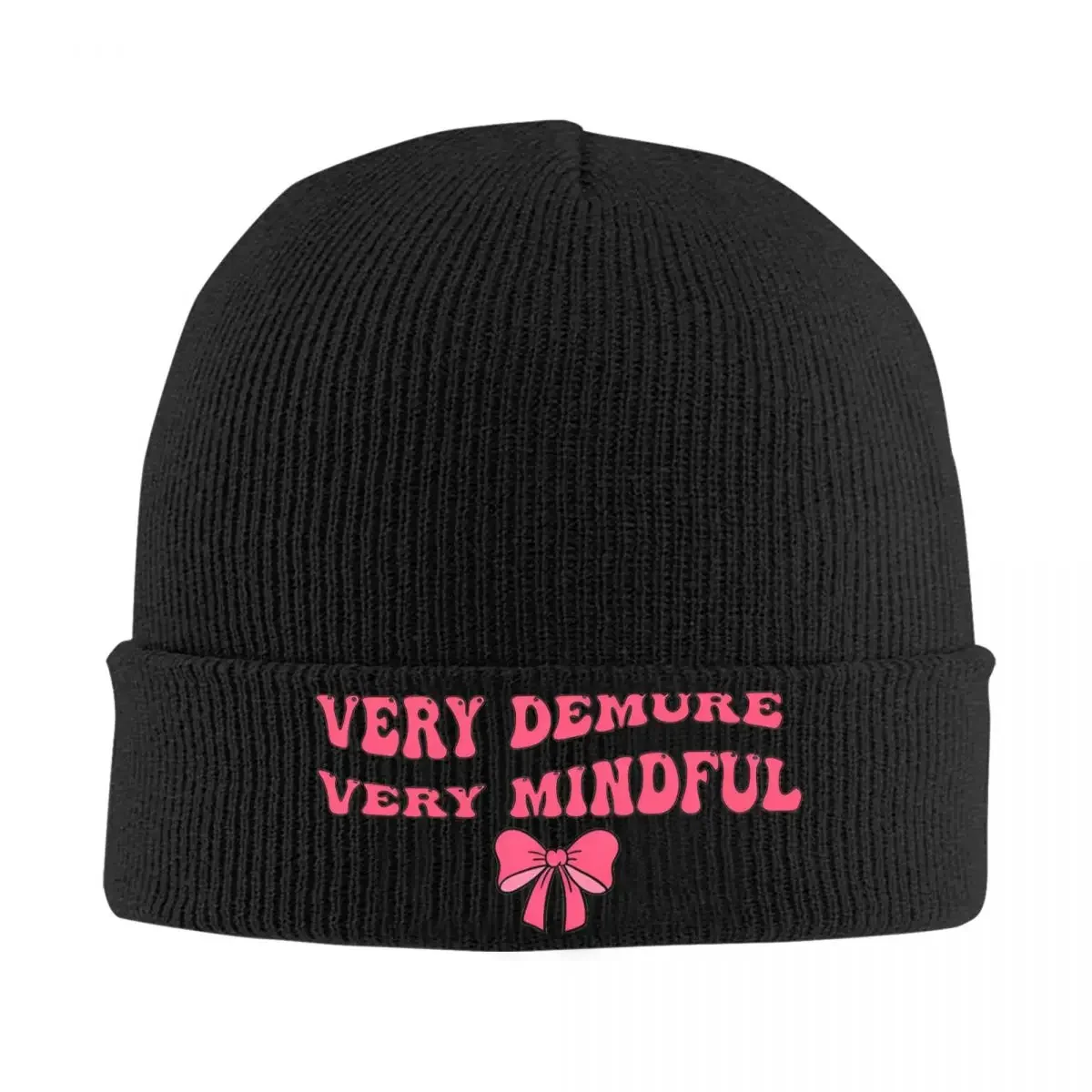 Very Demure Very Mindful Trend Demure & Mindful Ladies Hat Autumn Winter Skullies Beanies Fashion Cap Female Male Skullcap