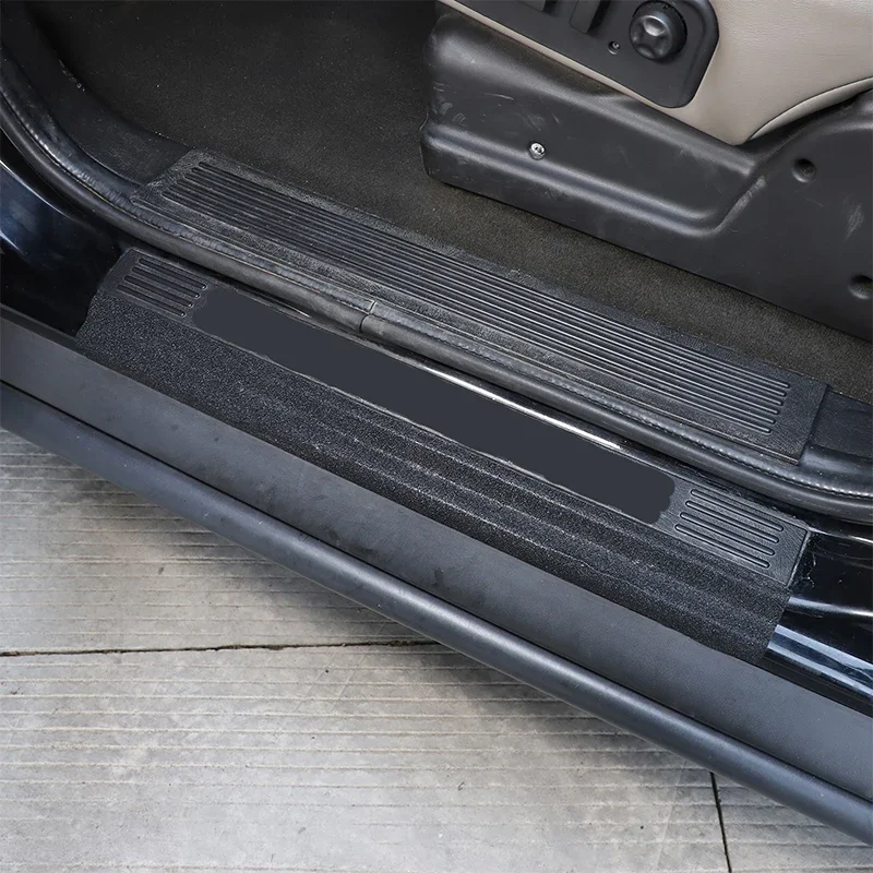 

4Pcs PVC Black For Hummer H2 2003-2007 Car Door Sill Scratch Protection Trim Scratch Scratch Sticker Car Accessories