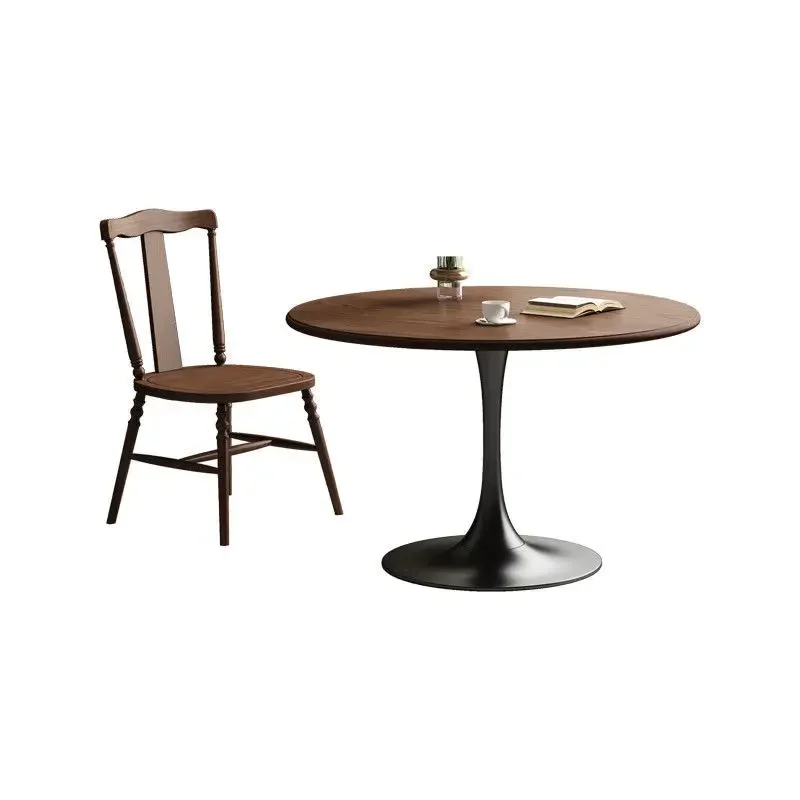 Simple reception and chair combination negotiation table Business storefront meeting guests Solid wood table Office casu