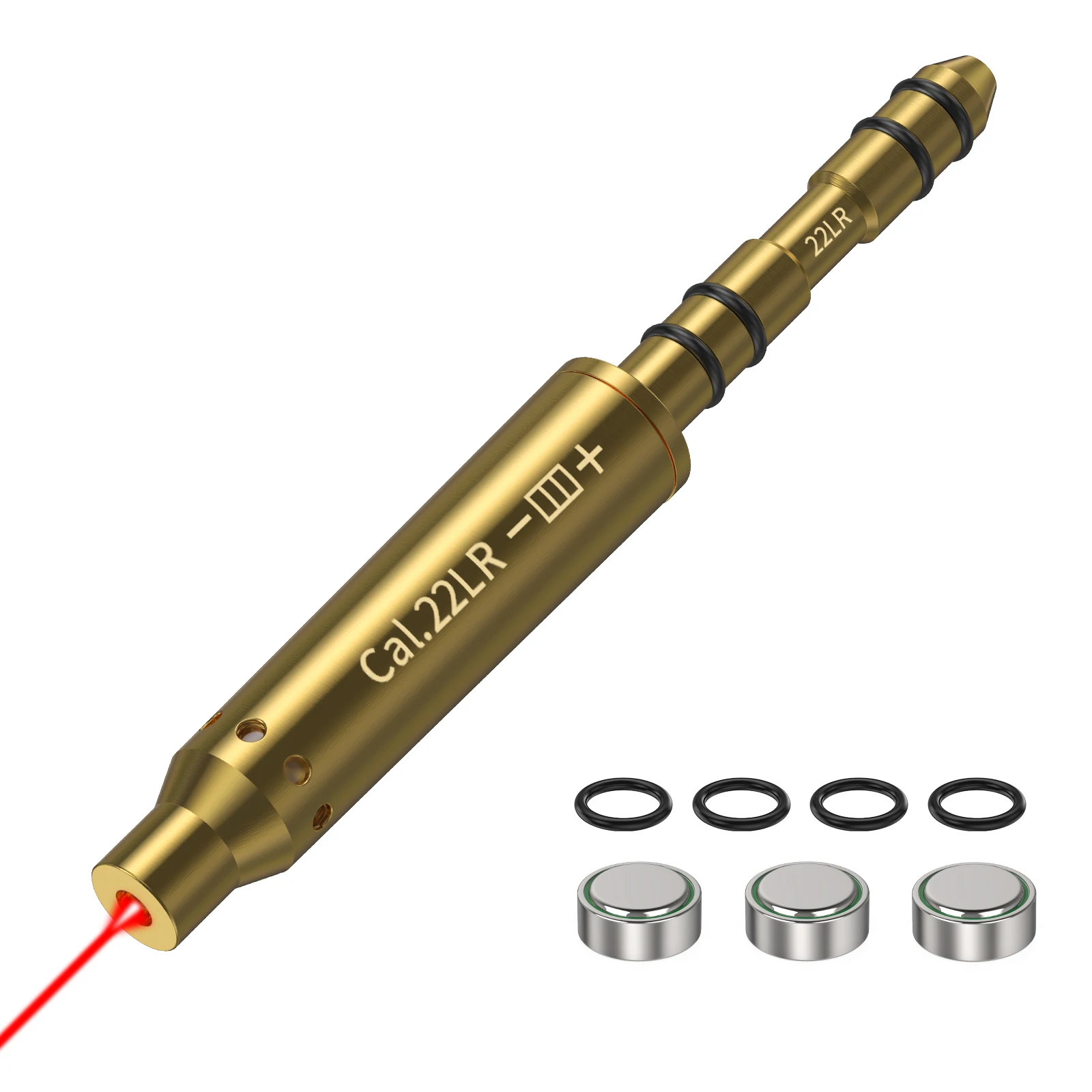

Калибратор пистолета и винтовки Cal.177/Cal.22LR Лазерный инструмент с красной точкой — охотничьи аксессуары для тренировок и стрельбы