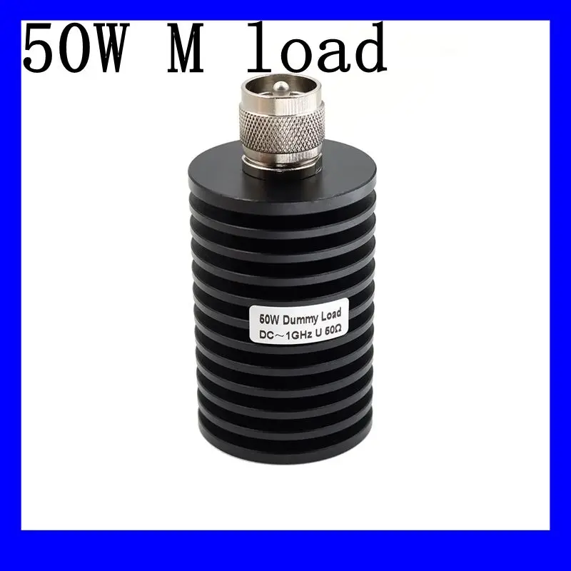 

50W UHF PL259 Male Plug Connector RF Coaxial Termination Dummy Load 1GHz 50ohm Nickel Plated RF Accessories