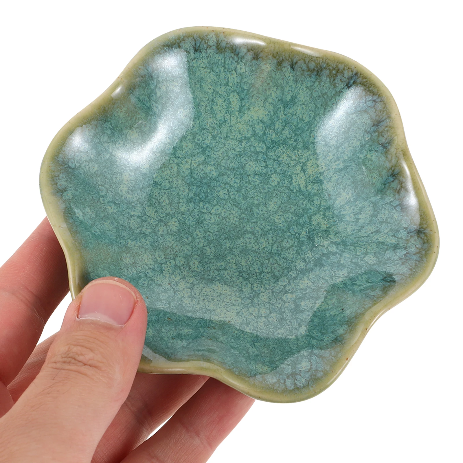 

Jewelry Tray Cute Dish Ceramic Trinket Holder Display Plate Decorative Accessories