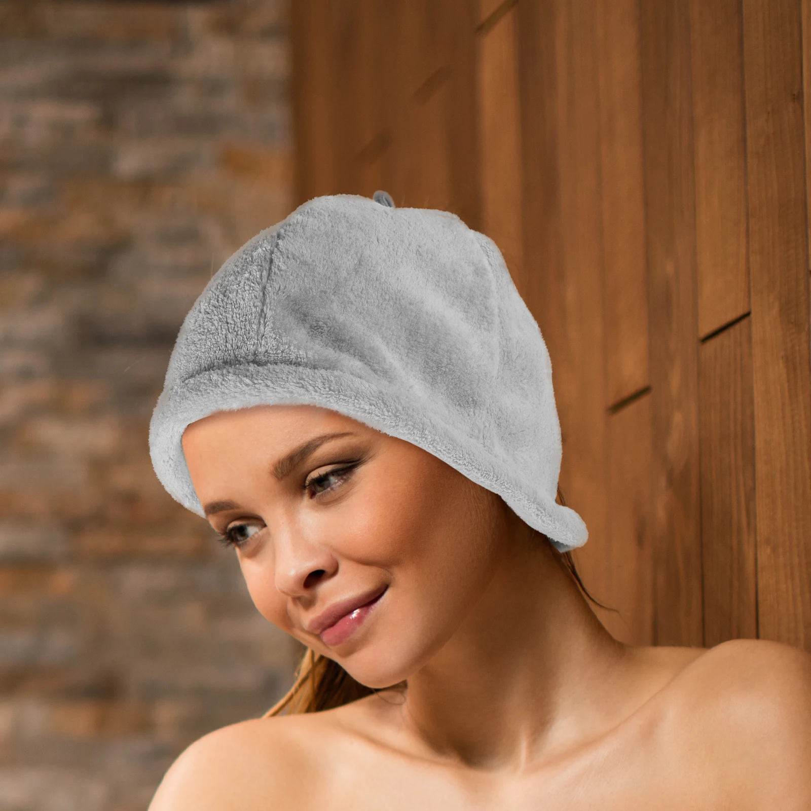 

Sauna Hat Shower Cap for Men Women Hair Protector Luxury Russian Spa Accessories Gifts Sauna Hair Cap Bathing