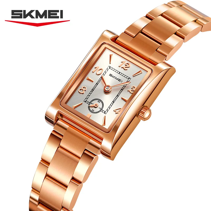 

SKMEI 2570 Luxury Women Elegant Watch Original Design Mini Quartz Movement Stainless Steel Waterproof дизайнерские часы женские