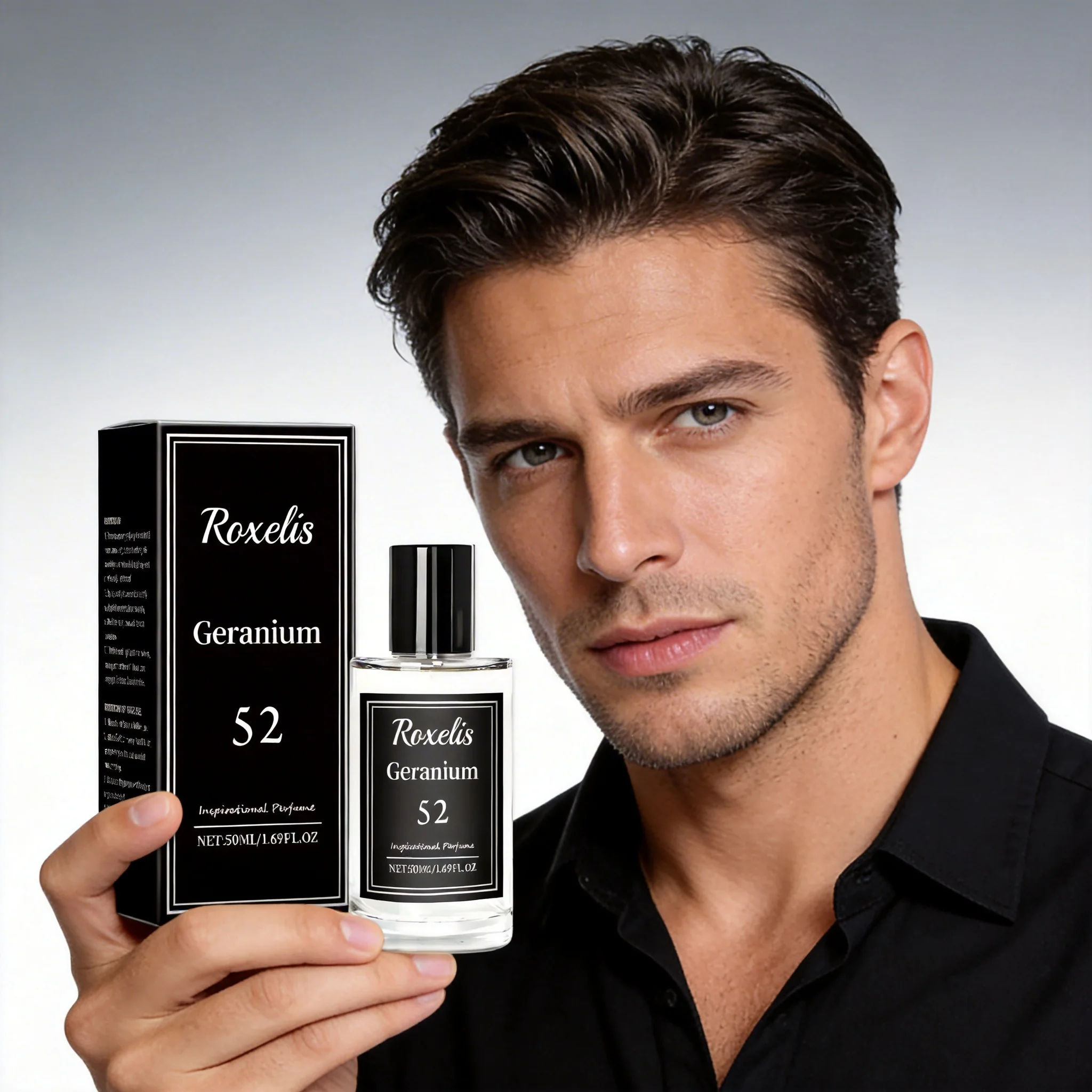 

ROXELIS 50 мл Парфюм с ароматом герани, вдохновляющий, стойкий, натуральный, нишевый, с феромонами, для мужчин, для свиданий и повседневного использования