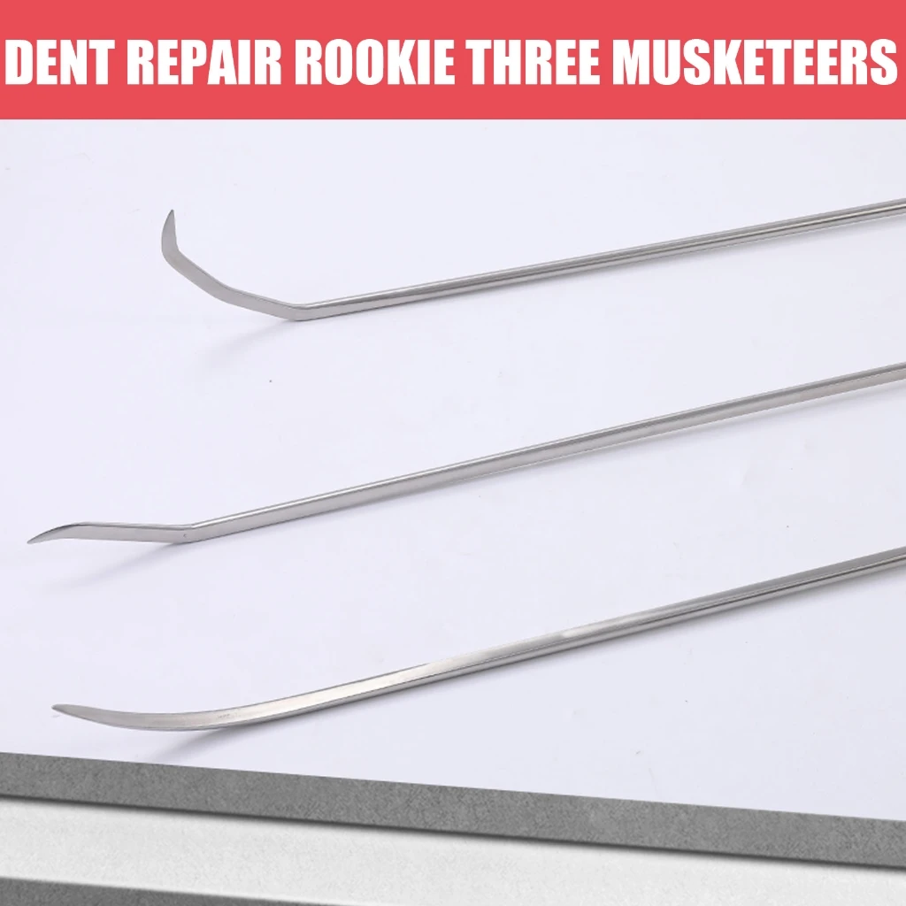 1 قطعة أداة خدمة قضيب إزالة خطاف تثبيت إصلاح دنت السيارة مصنوعة من سبائك الصلب القوية مناسبة للمرآب أو الاستخدام الخارجي #4