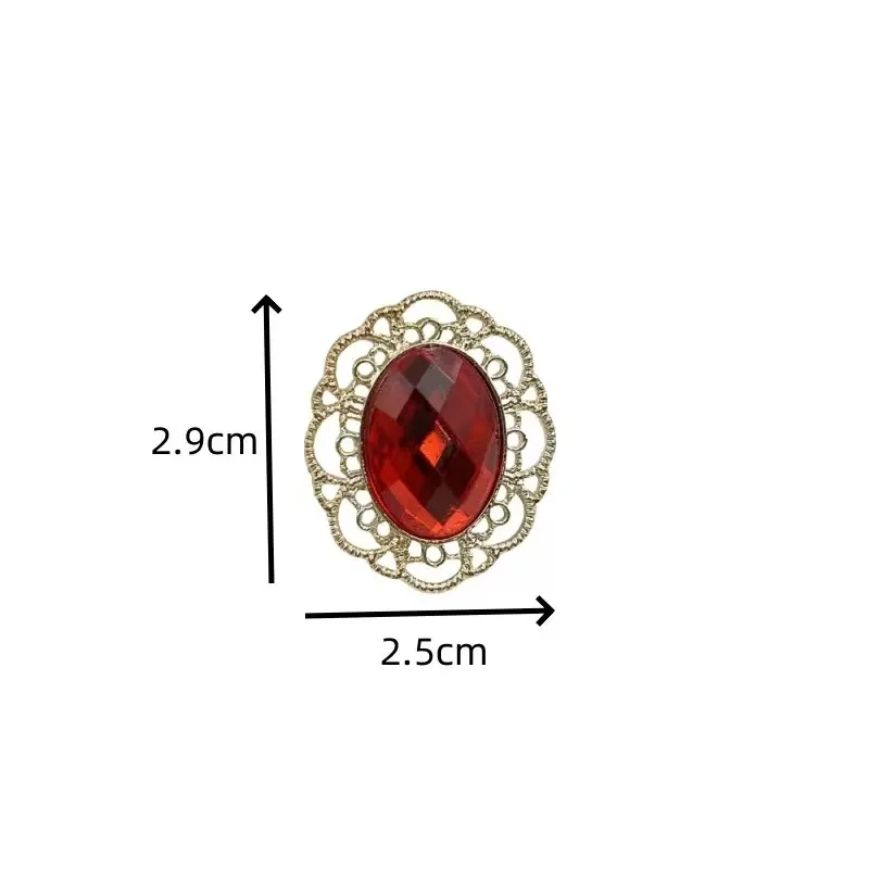 

Новое кружево из сплава, инкрустированное бриллиантами, овальный драгоценный камень, цветочная доска, ромбовидная пряжка, обувь «сделай сам», аксессуары для волос и одежда