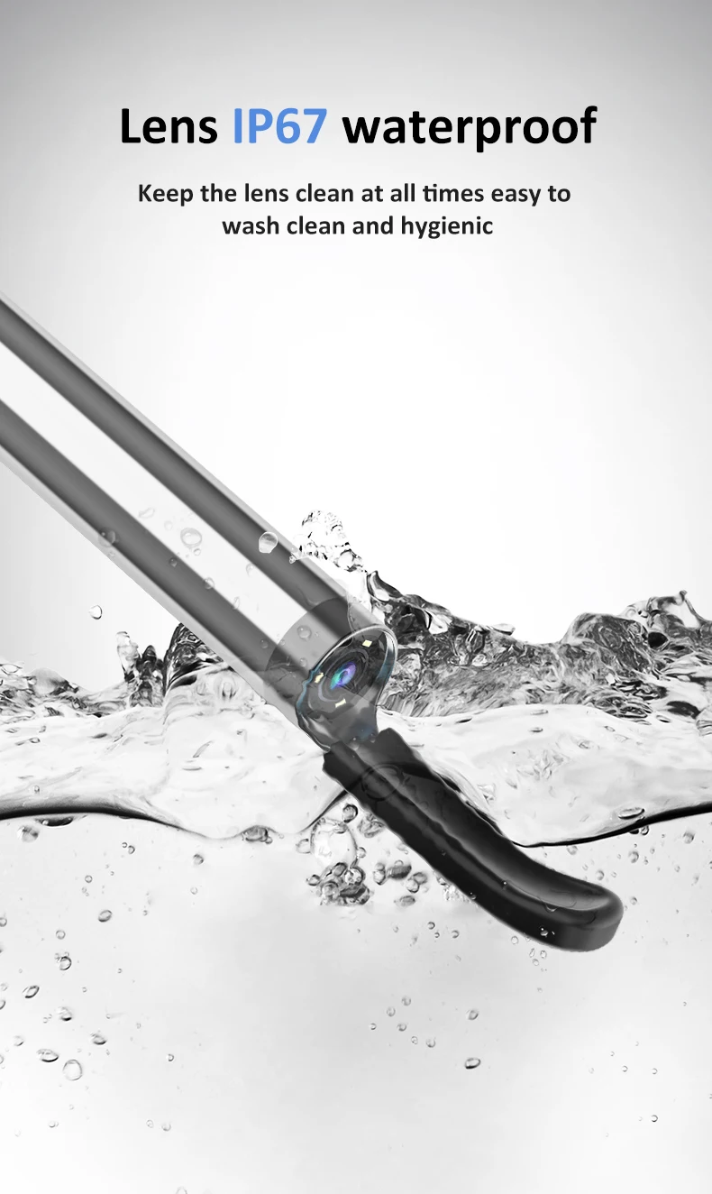 SUNUO Q8 Earwax Remover Otoscope Rechargeable Visual Wireless Smart 0.3MP 1M Line Length with 6psc LED Lights