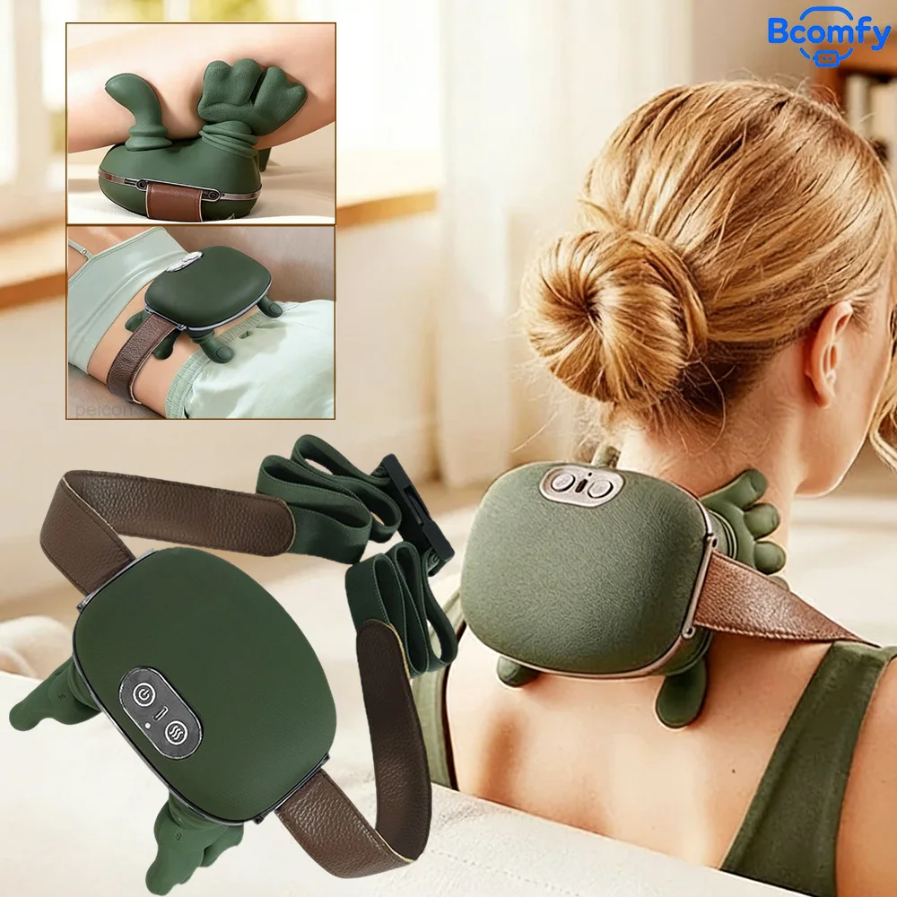 

Bionic Finger Neck Shoulder Massager Electric Neck Massager Wireless Neck Cervical Trapezius 4D Kneading Body Back Massage