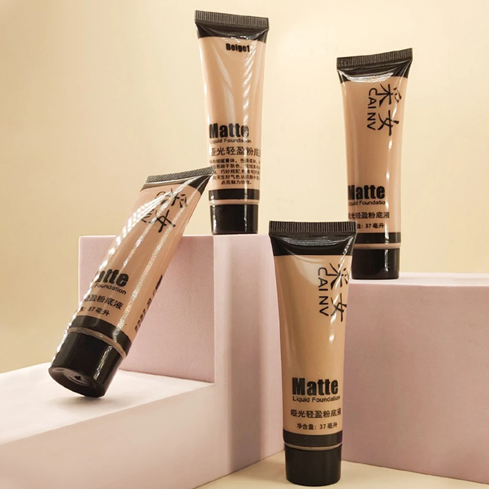 Base líquida Bb Cream, resistente al agua y al sudor, Base hidratante suave y ligera, maquillaje para piel profunda, Li Wheat