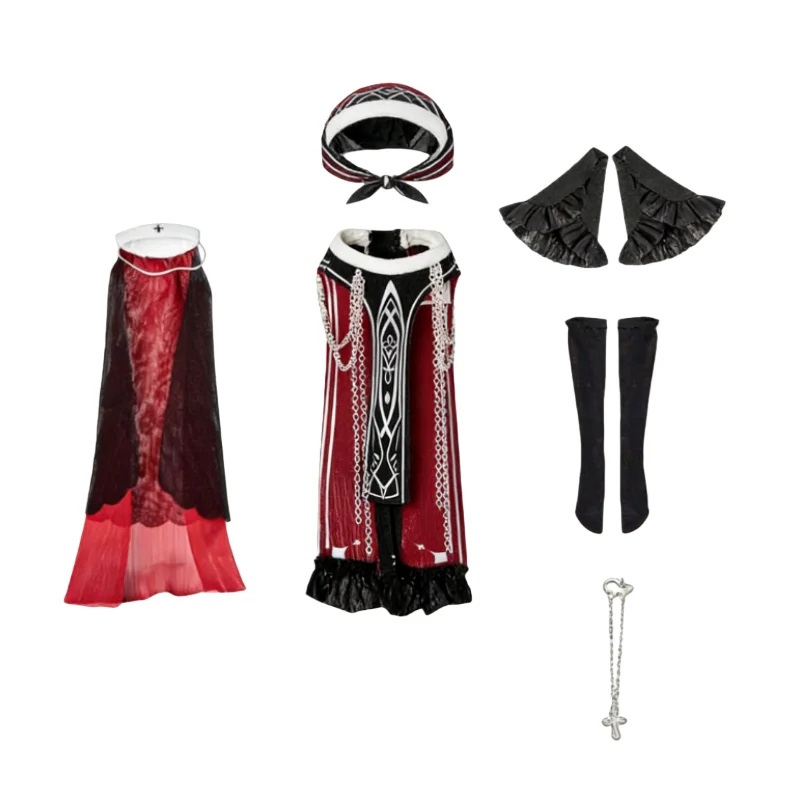 

Pennys Box 1/8 Bjd Doll Clothes Accessories Prayer Cross Nun Outfit From Pennys Loset 5th Series Fit For Lulua Doll New Gifts