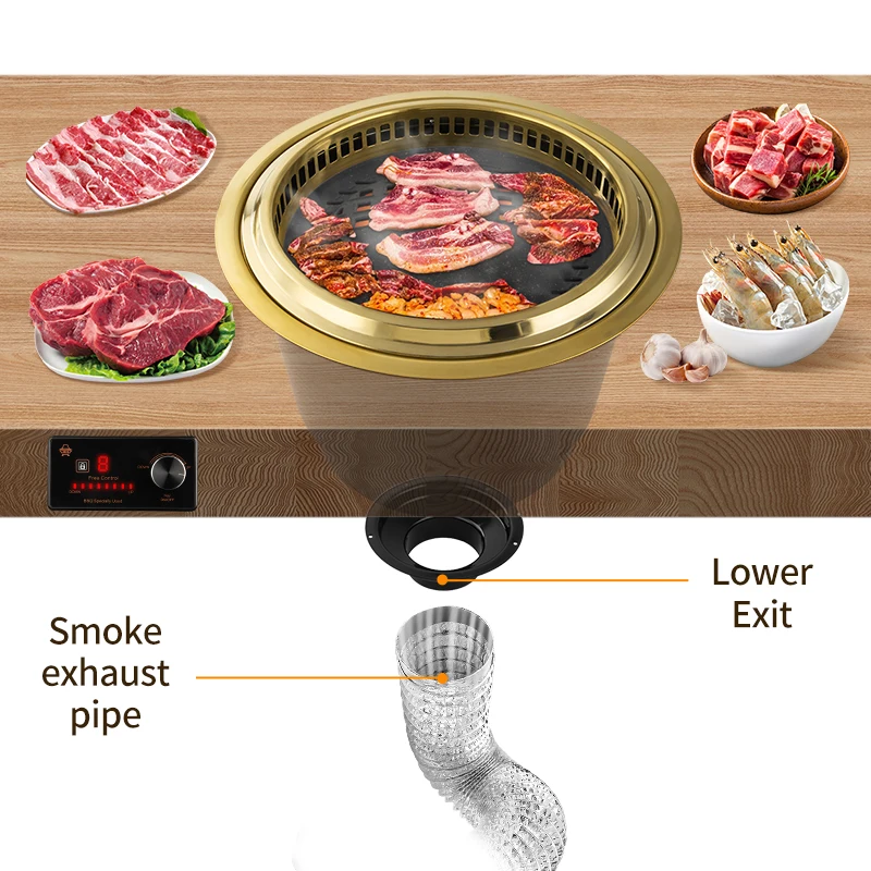 Korean Smoke-free Barbecue Rapid Heating Electric Mosquito Coil Heating Tube Korean Electric Bbq Grill
