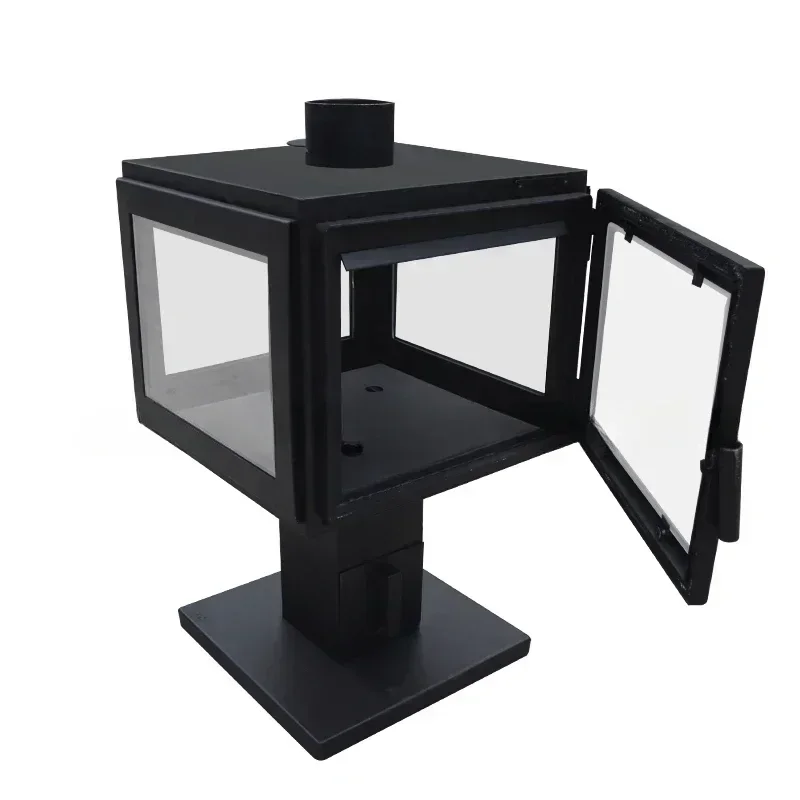 

Customized Corten Steel European Style Wood Oven Stove Freestanding Wood Burning Fireplace