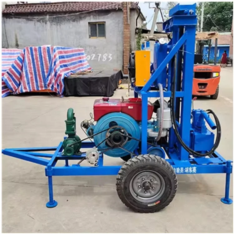 آلة حفر SUNMOY للمياه 120 متر صخور صلبة صغيرة 100 متر آلة حفر المياه تحت الأرض 150 متر #2