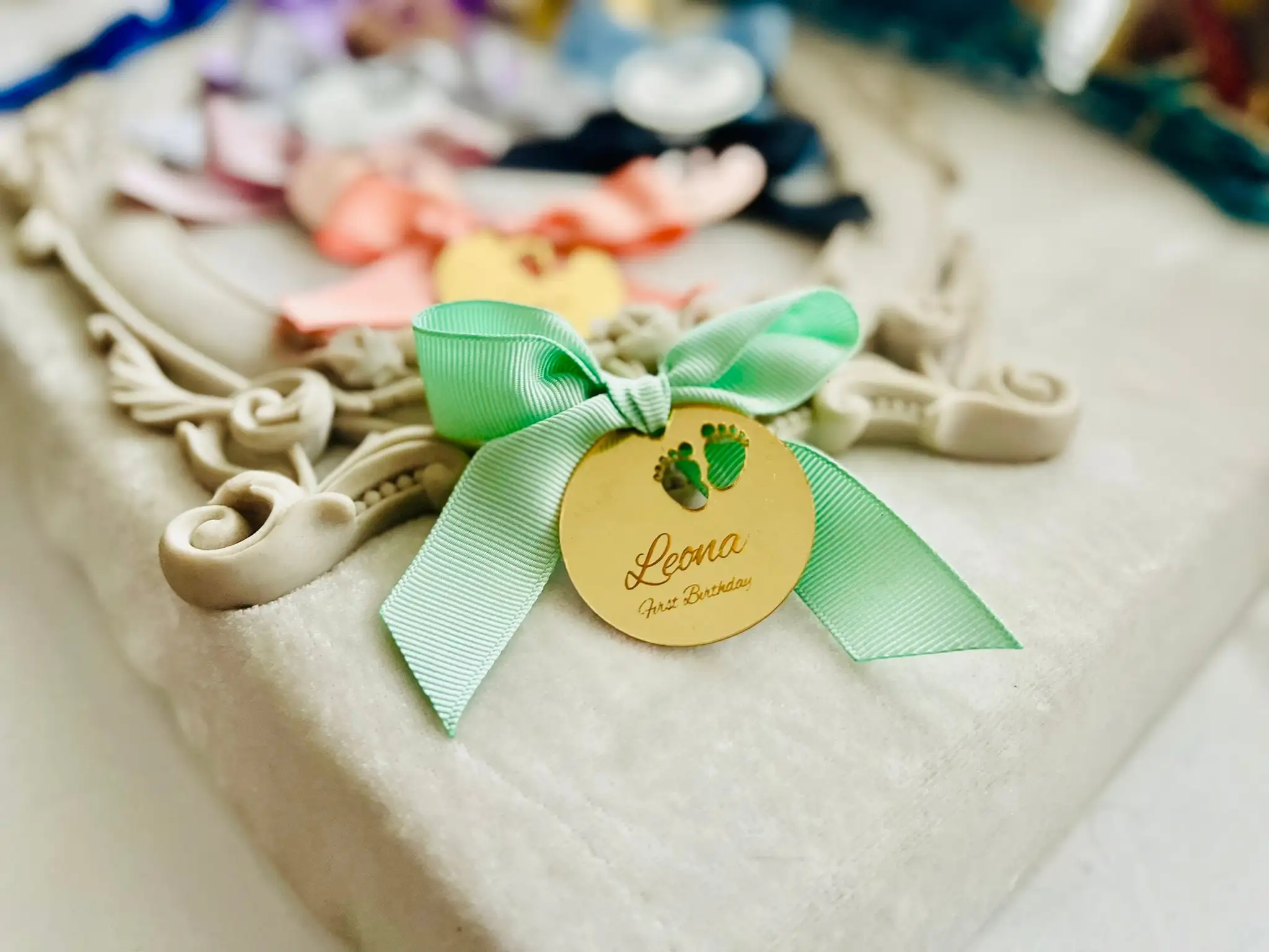 5/10/25/30Pcs Custom Gold Wedding Favor Tags | Personalized Thank You & Name Tags , Valentines Day Tag, Reception Token