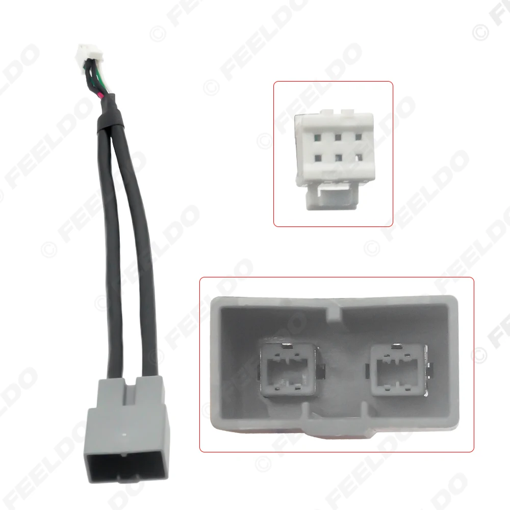 Car Audio Radio 6Pins Conector Changer Port USB Adapter for Honda (2021) Original Wire Auto USB Cable Transfer