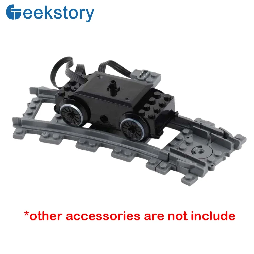 محرك مسار قطار MOC مع محور عجلة لوظائف الطاقة والأجزاء التقنية وكتل البناء والليجويدز #5