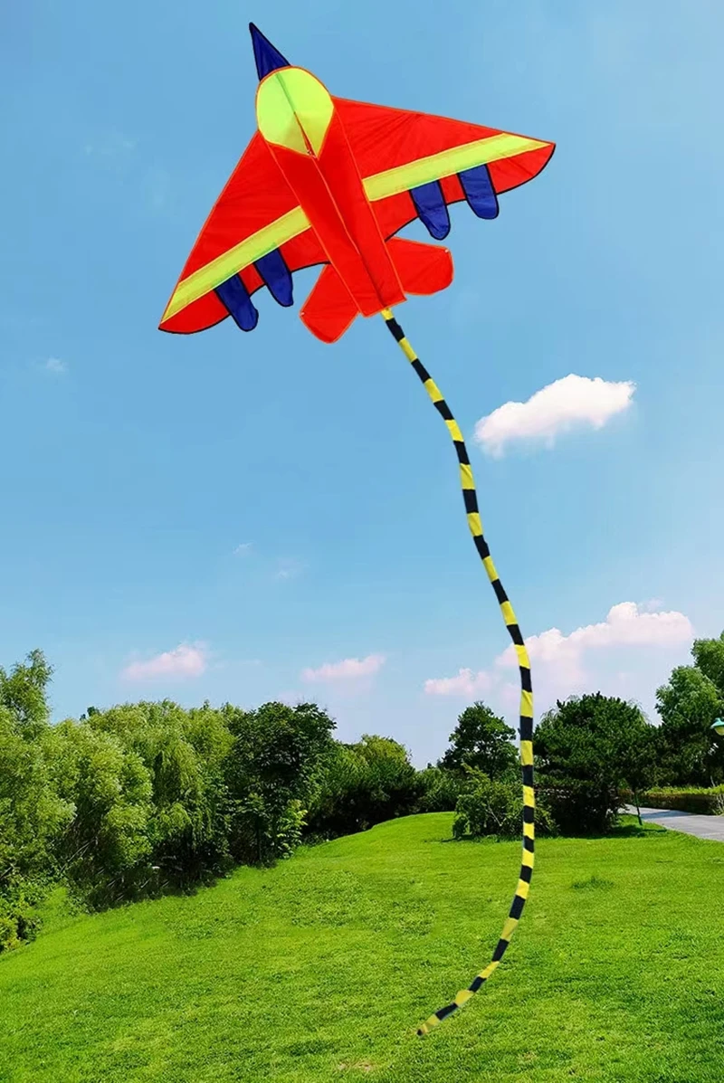 free shipping children plane kites for kids kites fighter kite line outdoor game toys cerf volant professional wind kites jouer