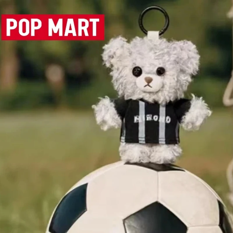 

POPMART Hirono Plush Bear Soccer Uniform Pendant Trendy Collectible Ornament for Bags Ideal Gift Surprise Box Present