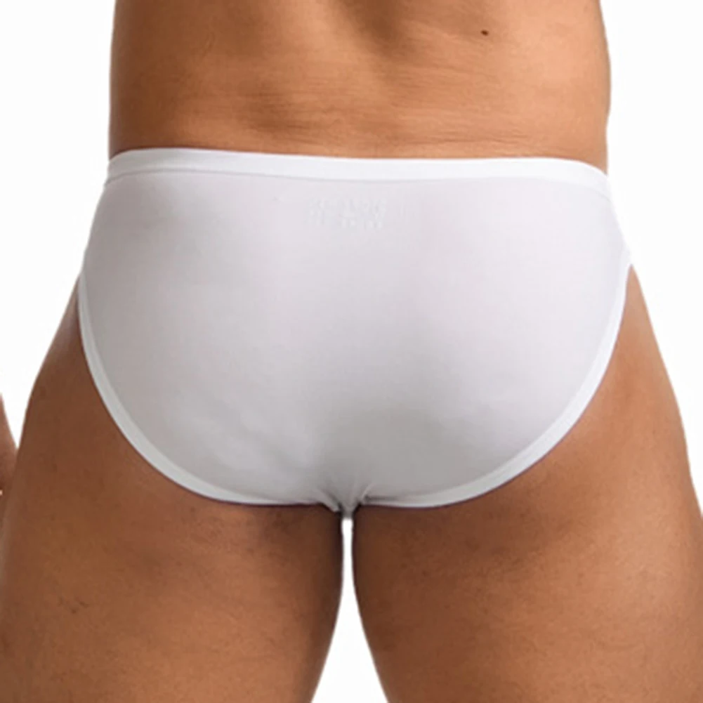 

Ice Silk Underpants Breathable Briefs Everyday Use Classic Style Fashion Briefs Pouch Design For Classic Style