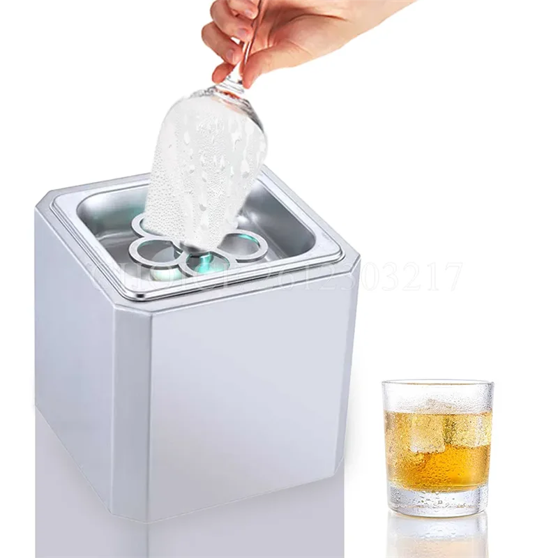 

Commercial Instant Glass Cup Froster Fast Frost Ice Cup Glass Cooler Machine Cool Glass Co2 Glass Chiller for Beer Wine Whiskey