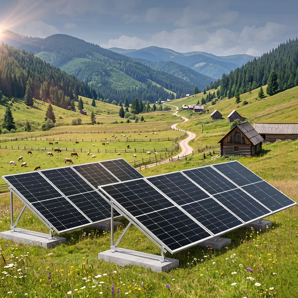RVPOZWER 300W Solar Panels 10BB N-Type Monocrystalline 25% High Efficiency for RV Home Rooftop Off Grid Systems Trailer Boat Use