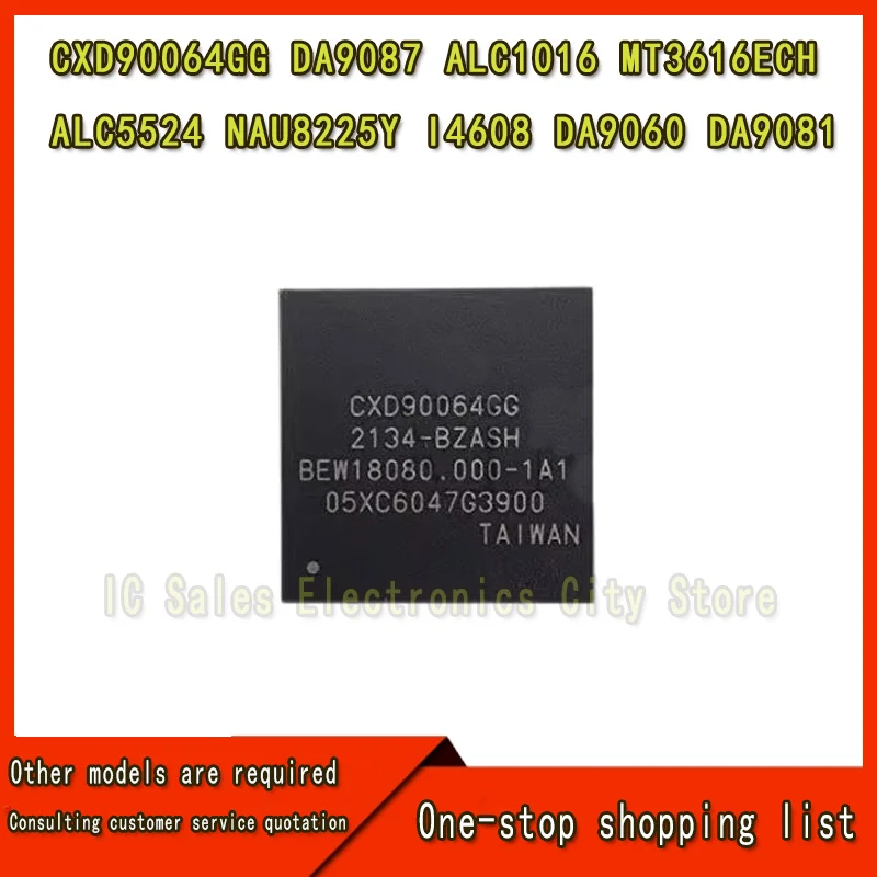 

(1 Stuk) 100% Nieuwe Cxd90064gg Da9087 Da9081 Alc1016 Mt3616ech Alc5524 Nau8225y Ts T4608 I4608 Da9060 Chipset