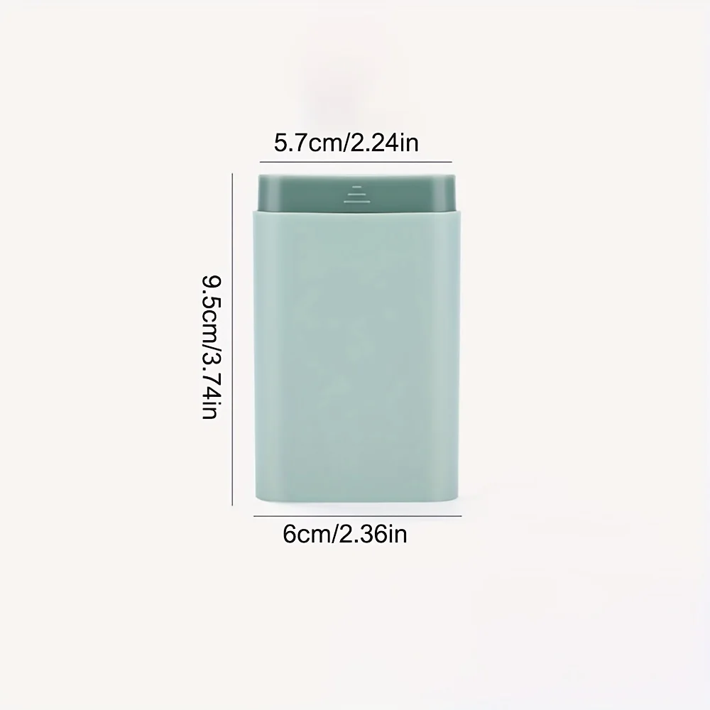 Small Pill Box Chewing Gum Container Holder Container Carry CasePortable Case Daily Travel Medicine Sealing Dispenser Abs Pocket