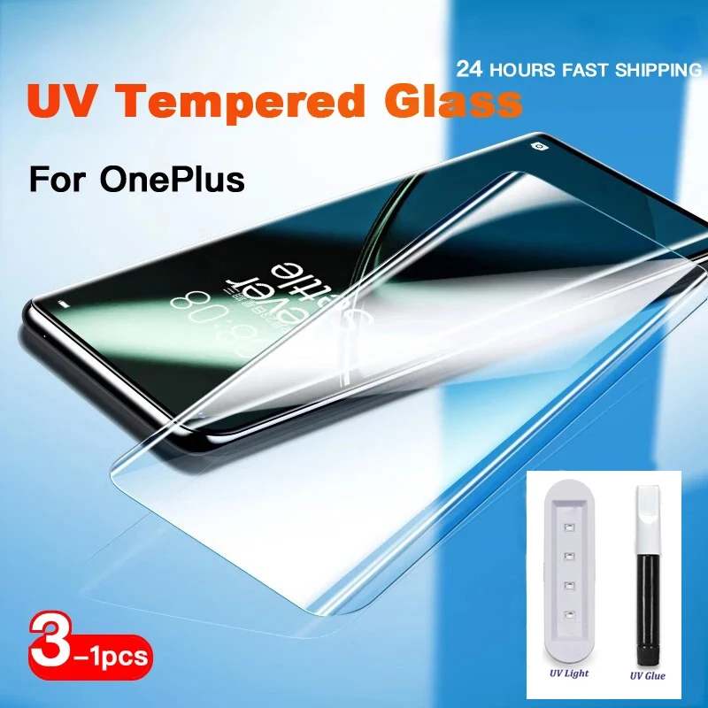 

UV Liquid Glue Tempered Glass For Huawei P70 P60 Pro P30 P40 P50 Nova 9 10 11 12 Mate 50 60 40 30 20 Pro X3 X5 Screen Protector