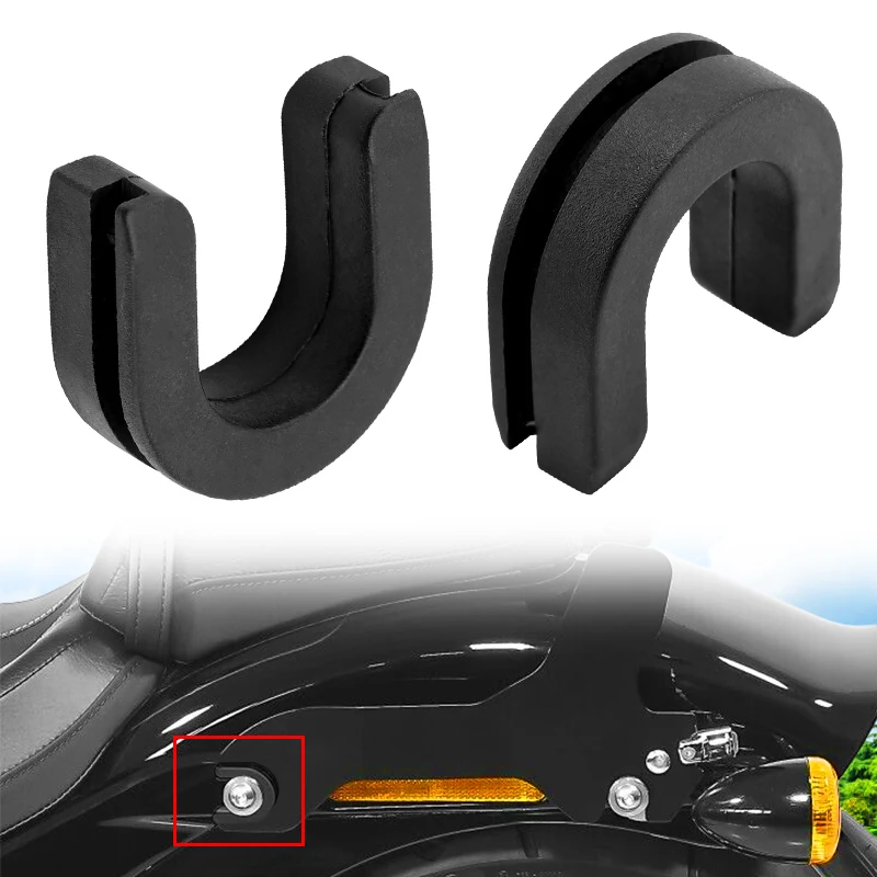 

Detachable Motorcycle Luggage Rack Mounting Rack Sissy Bar Latch Clips Grommets For Harley Softail Slim Street Bob Deluxe 18-UP