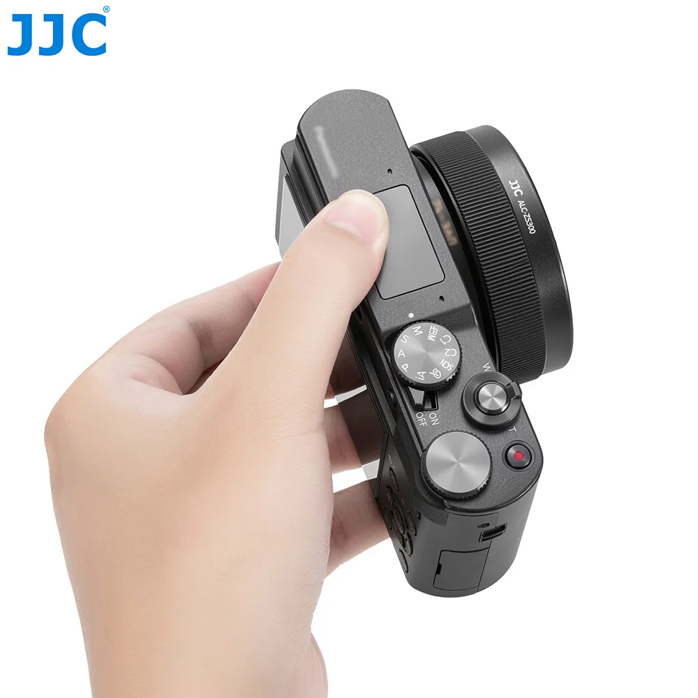 JJC Objektivdeckel für Panasonic Lumix ZS300 TZ300 Auto-Objektivabdeckung Aluminiumlegierung Objektivschutz Kompaktkamera-Zubehör – Detail 14
