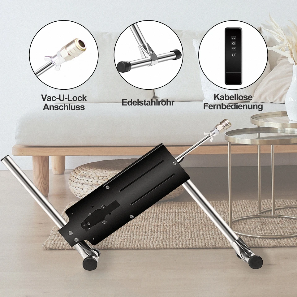 80W New Wireless Fully Automatic Female Sex Machine for Sexual Masturbation, Super Silent and Stable Multi angle Masturbation De view 6