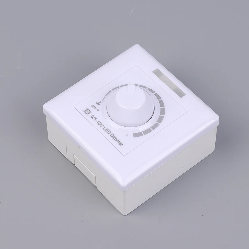 86 Type Wall Light LED Dimmer Switch Rotary Knob Dimmer Switch Adjustable Brightness Controller Plastic Frame LED Light Strips