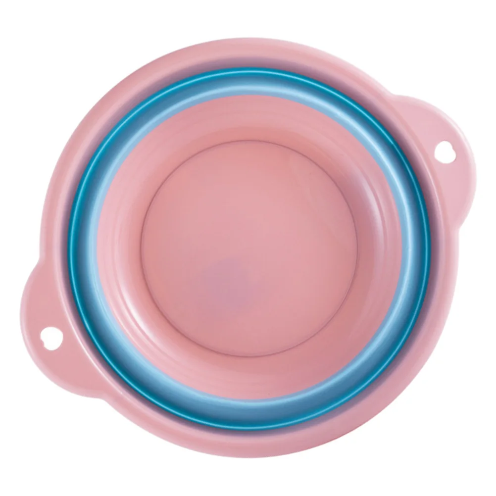 

1 pc Household Foot Soak Bucket Foot Basin Multipurpose Household Water Bucket For Home Travel Camping Car Washing Pink