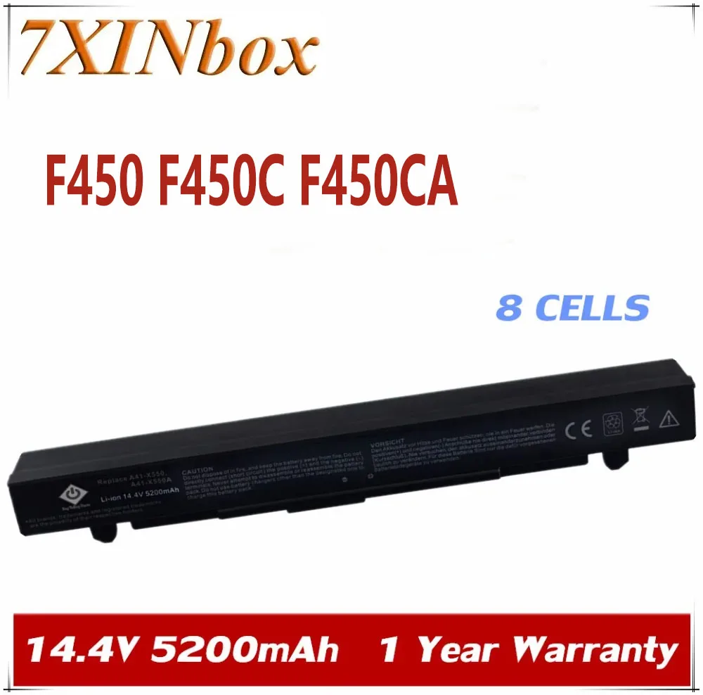 7XINbox Battery For Asus F450 F450C F450CA F450CC F450L F450LA F450LB F450LC F450V F450VB F450VC F450VE X550 X550C X550CA X550CC