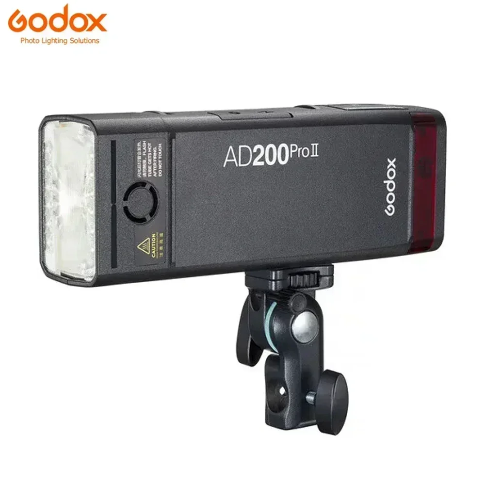 Godox AD200ProII AD200Pro II TTL 2.4G Wireless Camera Pocket Flash Compatible with X1T for Nikon Canon Sony Fuji Olympus