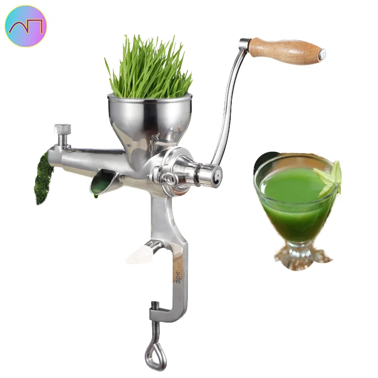 

All-stainless Steel Manual Fruit Vegetable Wheatgrass Hand-cranked Original Juice Juicer Wheat Seedling Juicer
